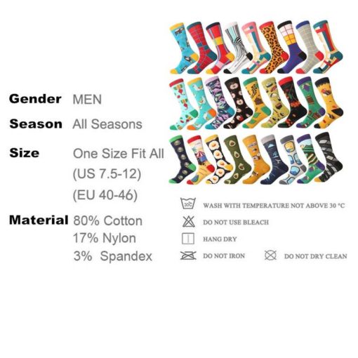 Men’s Funny Printed Socks Men's Accessories Accessories