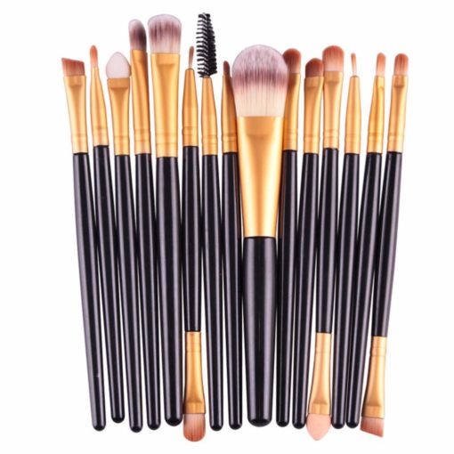 Set of 15 Makeup Brushes General Merchandise Health & Beauty