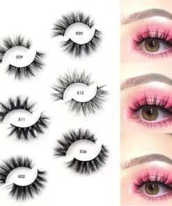 Reusable Natural 3D Mink Eyelashes General Merchandise Health & Beauty