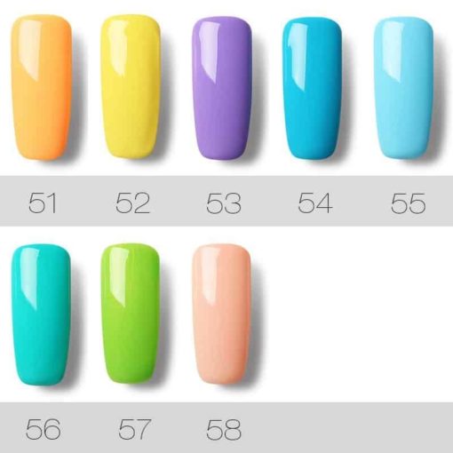 UV LED Gel Nail Polish Pure Color 31-60 General Merchandise Health & Beauty