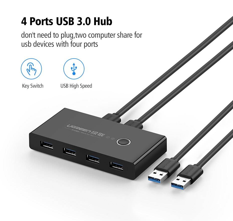 USB 3.0 2 Ports Switching Box