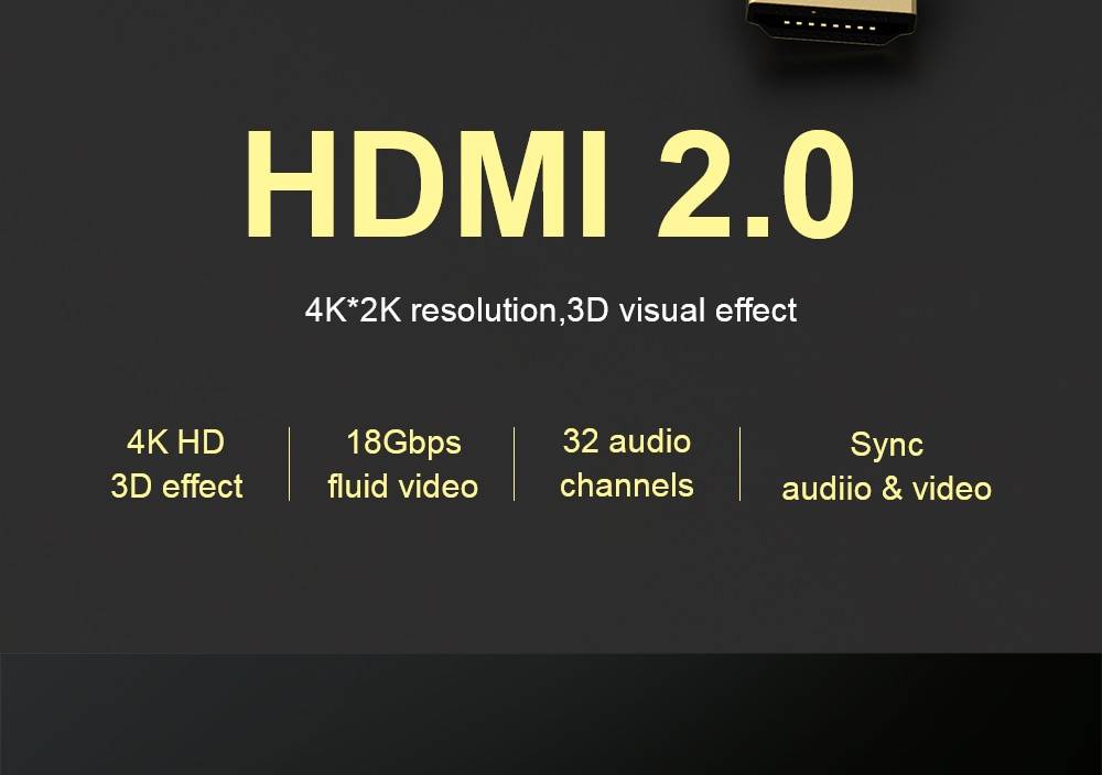 HDMI 4K and 3D Cable for Laptops