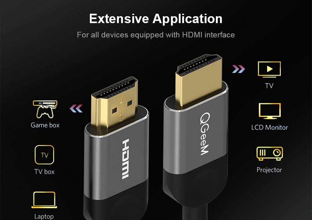 HDMI 4K and 3D Cable for Laptops