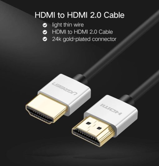4K Slim HDMI to HDMI 2.0 Cable Computers & Networking Networking