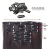 Straight Heat Resistant False Synthetic Hair Hair Extensions & Wigs 