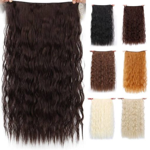 Long Wavy Clip-In Synthetic Hair Extension Hair Extensions & Wigs
