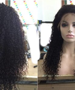 Long Curly Human Hair Wig Hair Extensions & Wigs