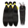 Non-Remy Brazilian Straight Hair Weave Hair Extensions & Wigs 