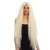 Blonde Super Long Wavy Lace Synthetic Hair Wig Hair Extensions & Wigs