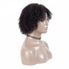 Ombre Short Kinky Curly Non-Lace Human Hair Wig Hair Extensions & Wigs 
