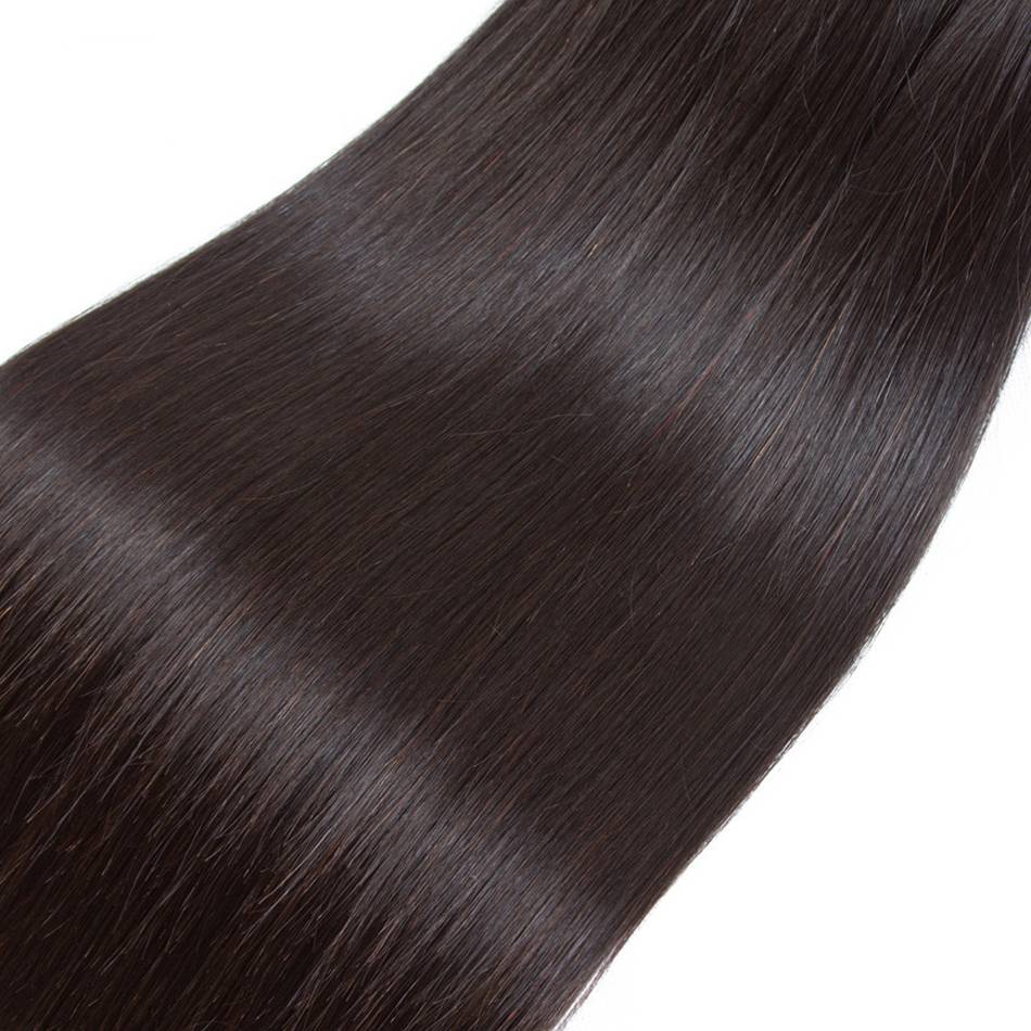Black Straight Sew-In Peruvian Human Hair Extension