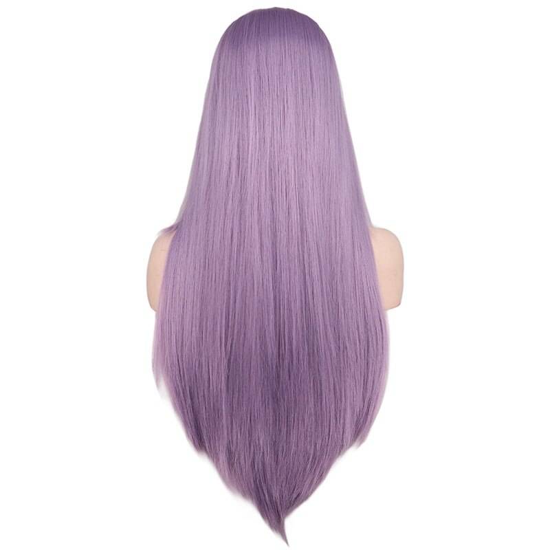 Bright Pre-Colored Long Straight Synthetic Hair Wig