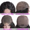 4 x 4 Brazilian Curly Human Hair Wigs Hair Extensions & Wigs 