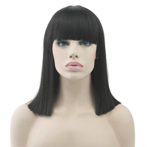 Short Straight Synthetic Hair Wig Hair Extensions & Wigs