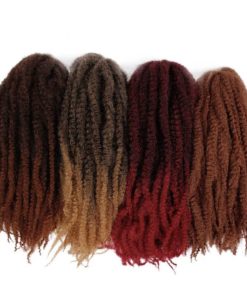 Ombre Synthetic Hair Marley Braids Hair Extensions & Wigs
