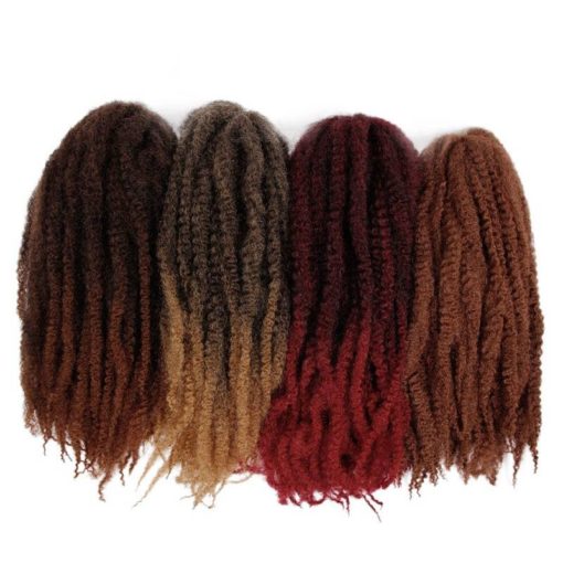 Ombre Synthetic Hair Marley Braids Hair Extensions & Wigs