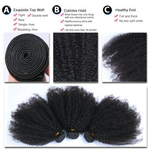Afro Curly Natural Hair Extensions Hair Extensions & Wigs