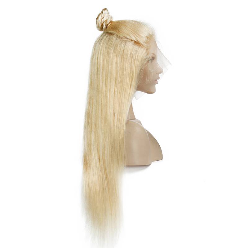 Blonde Long Straight Full Lace Remy Human Hair