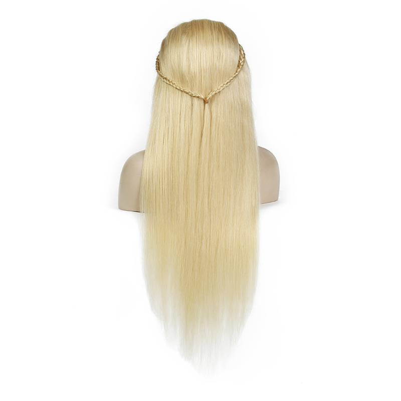 Blonde Long Straight Full Lace Remy Human Hair