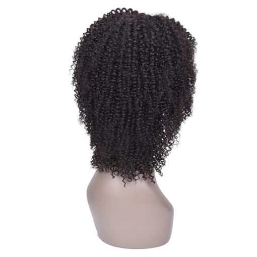 Short Kinky Curly Non-Lace Remy Human Hair Wig Hair Extensions & Wigs
