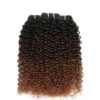 Ombre Curly Human Hair Extensions Hair Extensions & Wigs