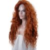 Ginger Red Long Wavy Synthetic Hair Wig Hair Extensions & Wigs 
