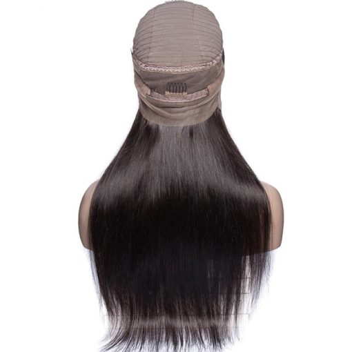 Straight 360 Lace Frontal Pre Plucked Wigs Hair Extensions & Wigs
