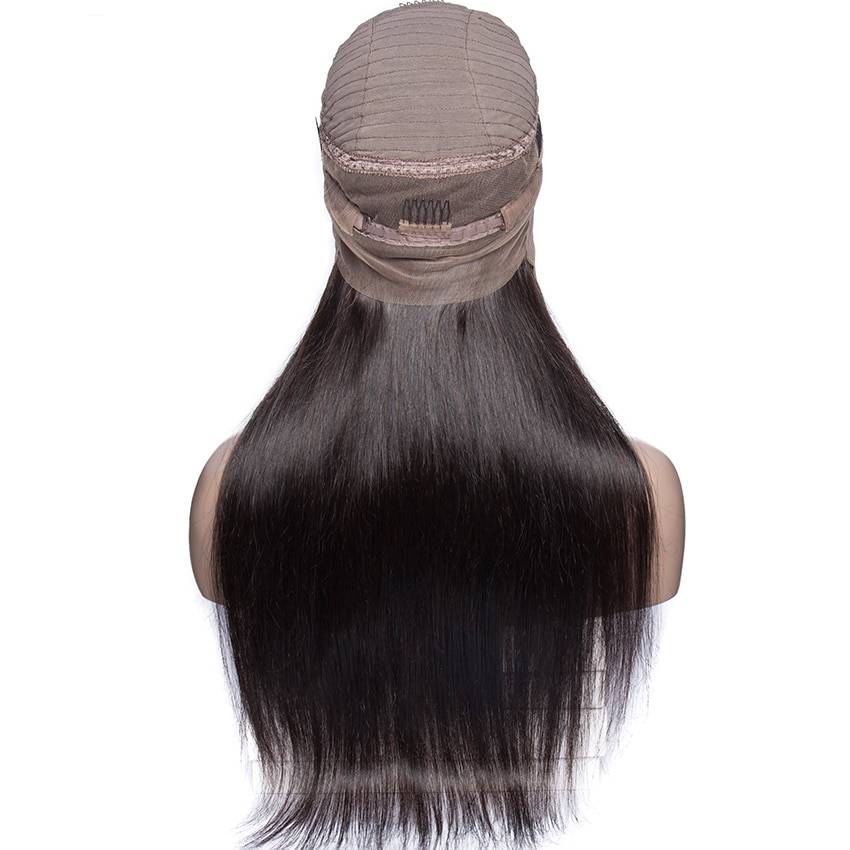 Straight 360 Lace Frontal Pre Plucked Wigs