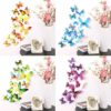 Colorful 3D Butterflies Wall Stickers Set General Merchandise Lawn & Garden 