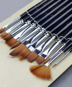 Set of 12 Multifunctional Painting Brushes Art & Home Decor Housewares