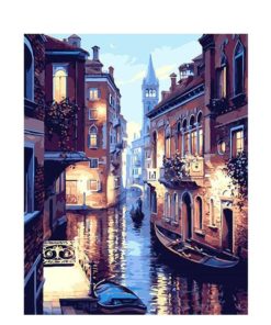 DIY Venice Street Painting by Numbers Art & Home Decor Housewares
