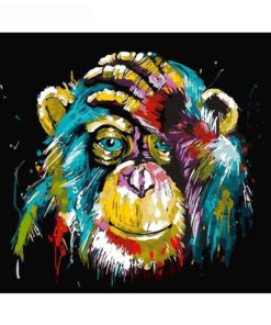 Monkey DIY Painting by Numbers Art & Home Decor Housewares