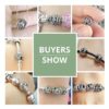Silver Plated A to Z Letters Charm Bracelet Beads Art & Home Decor Housewares 