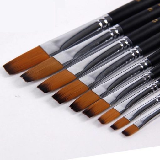 Set of 9 Professional Oil Painting Brushes Art & Home Decor Housewares