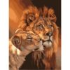 Lion Canvas Unframed Painting By Numbers Art & Home Decor Housewares 