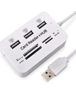2-In-1 High-Speed Card Reader & USB Hub Art & Home Decor Computers & Networking Housewares