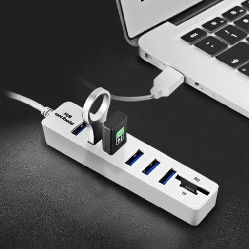 3 / 6 Port USB Hubs with Memory Card Reader Art & Home Decor Computers & Networking Housewares
