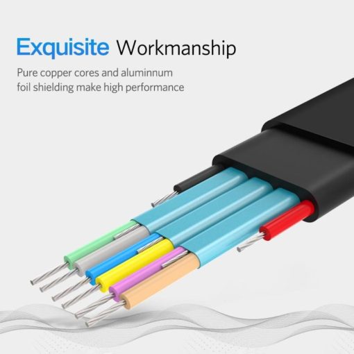 Flat USB Cable for PC Art & Home Decor Computers & Networking Housewares