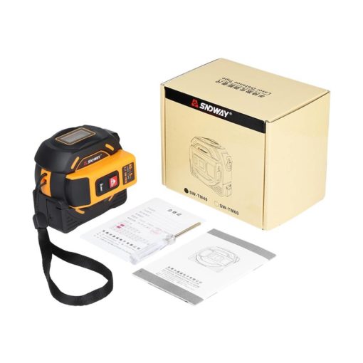 Compact Laser Distance Meter with Measure Tape Tools & Machinery Test Equipment