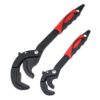 Universal High Carbon Steel Pipe Wrenches Set Tools & Machinery Hand Tools 