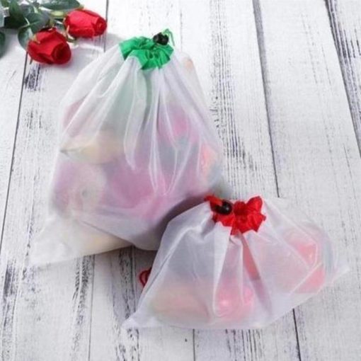 Eco-Friendly Reusable Mesh Food Bags Housewares Cookware & Tableware