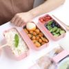 Portable 3 Layered Lunch Box Housewares Cookware & Tableware 