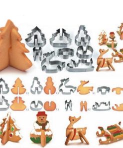 3D Christmas Cookie Molds 8 pcs/Set Housewares Cookware & Tableware