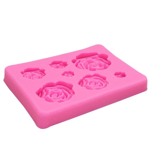 Rose Flowers Shaped Silicone Cake Mold Housewares Cookware & Tableware