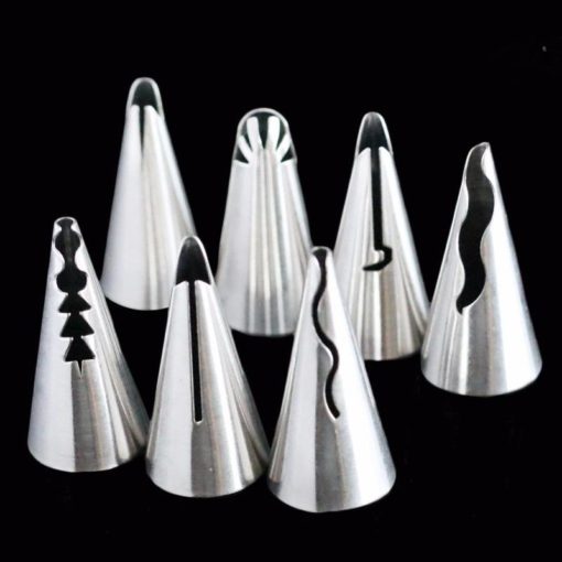 Creatively Designed Durable Eco-Friendly Stainless Steel Piping Tips Set Housewares Cookware & Tableware