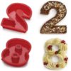 Large Silicone Number Shaped Baking Molds Housewares Cookware & Tableware 