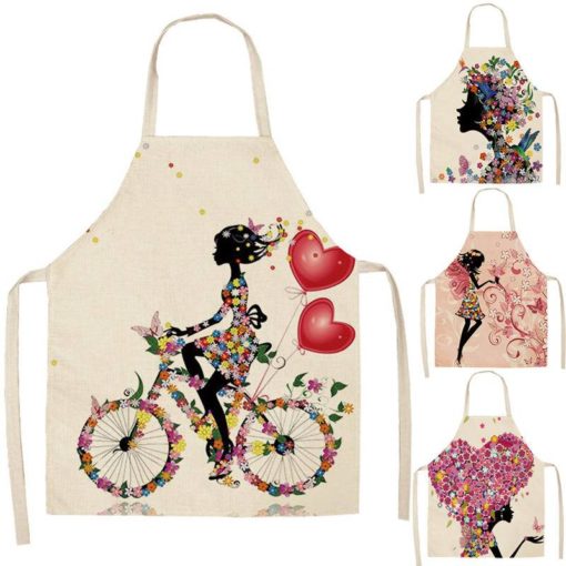 Women’s Colorful Printed Cotton Apron Housewares Cookware & Tableware