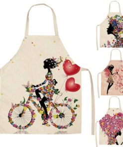 Women’s Colorful Printed Cotton Apron Housewares Cookware & Tableware