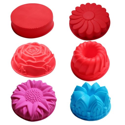 Flower Shaped Silicone Cake Molds Housewares Cookware & Tableware
