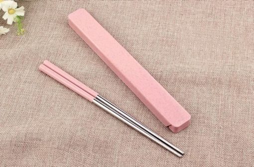 Chinese Style Portable Stainless Steel Chopsticks Housewares Cookware & Tableware